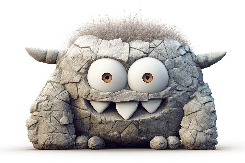 Stone monster animal mammal toy. AI generated Image by rawpixel.