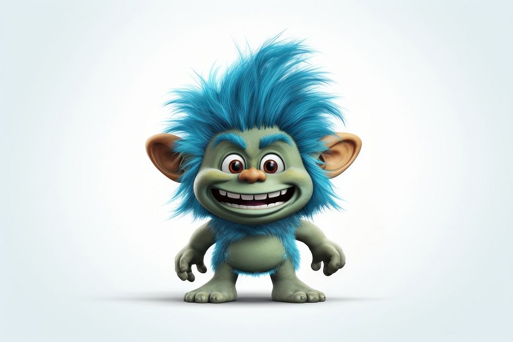 Troll cartoon cute toy. AI generated Image by rawpixel.