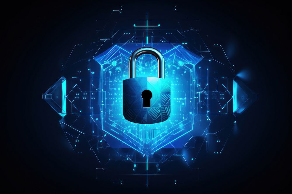 Security backgrounds protection lock. AI generated Image by rawpixel.