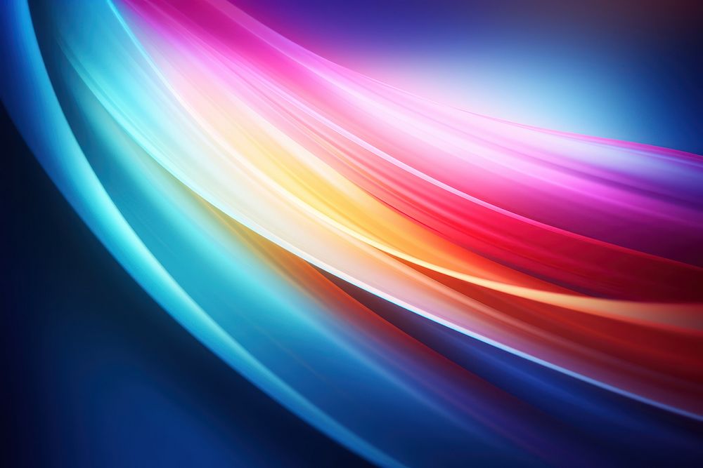 Vibrant color gradient light abstract pattern illuminated. AI generated Image by rawpixel.