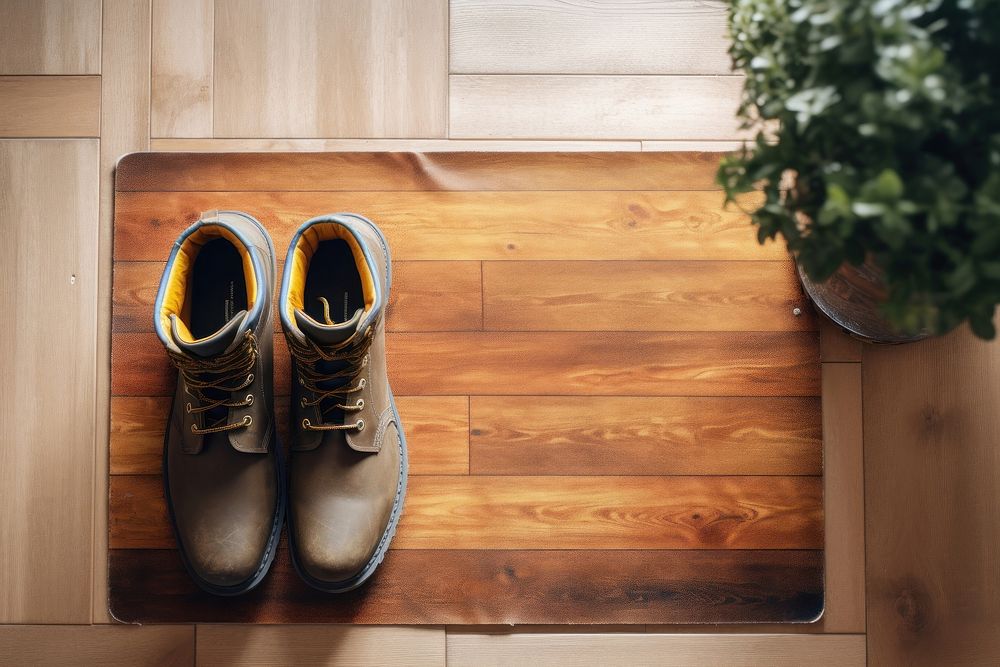 Floor shoe footwear flooring. AI generated Image by rawpixel.
