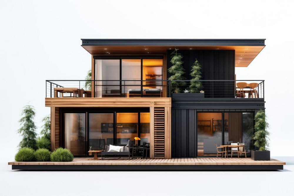 Architecture building balcony house. AI generated Image by rawpixel.