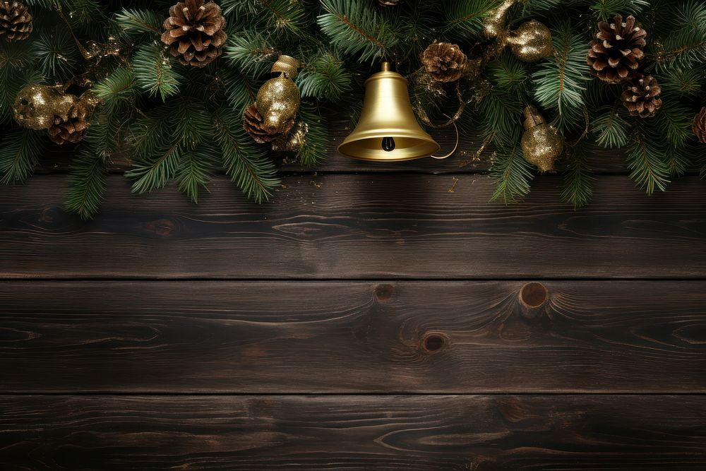 Backgrounds christmas gold wood. AI generated Image by rawpixel.