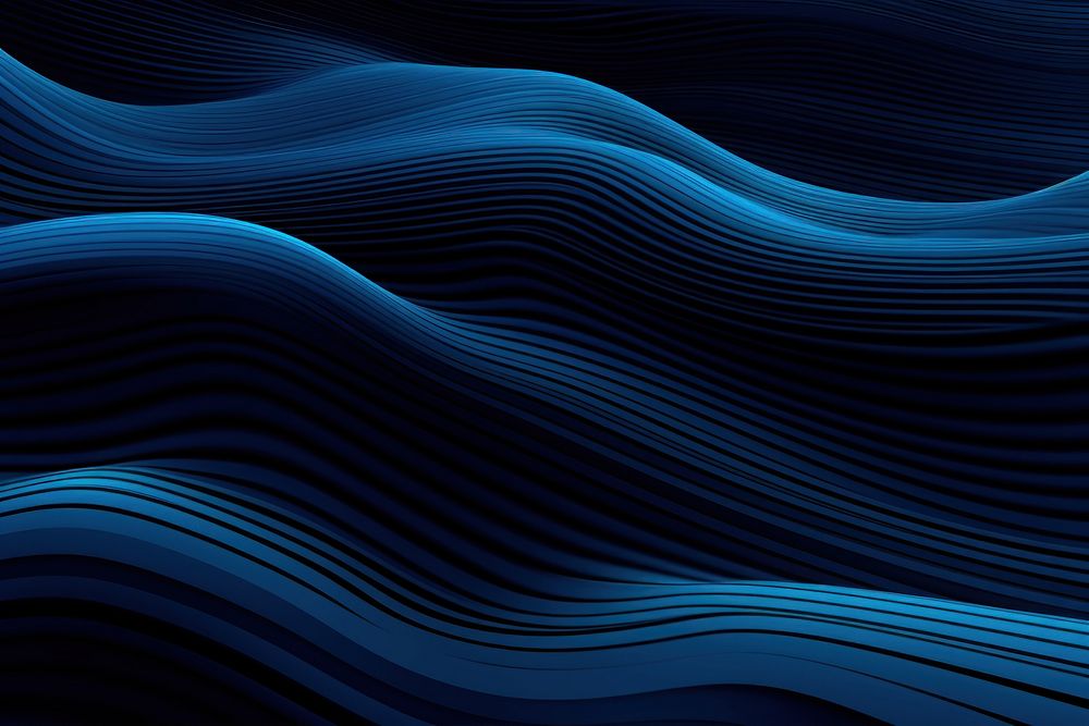 Abstract blue lines pattern backgrounds technology darkness. AI generated Image by rawpixel.