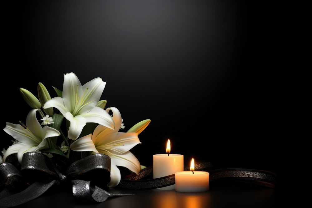 Flower candle burning plant. AI generated Image by rawpixel.