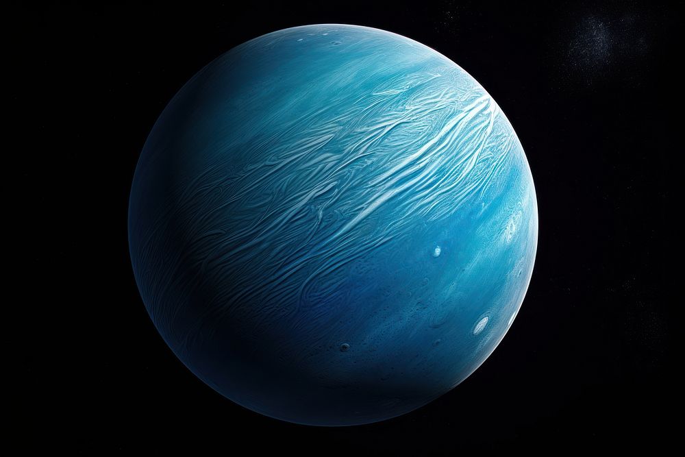 Neptune astronomy space planet. AI generated Image by rawpixel.