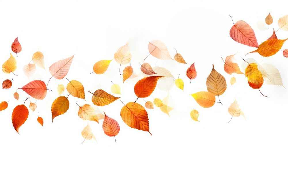 Falling autumn backgrounds falling leaves. AI generated Image by rawpixel.