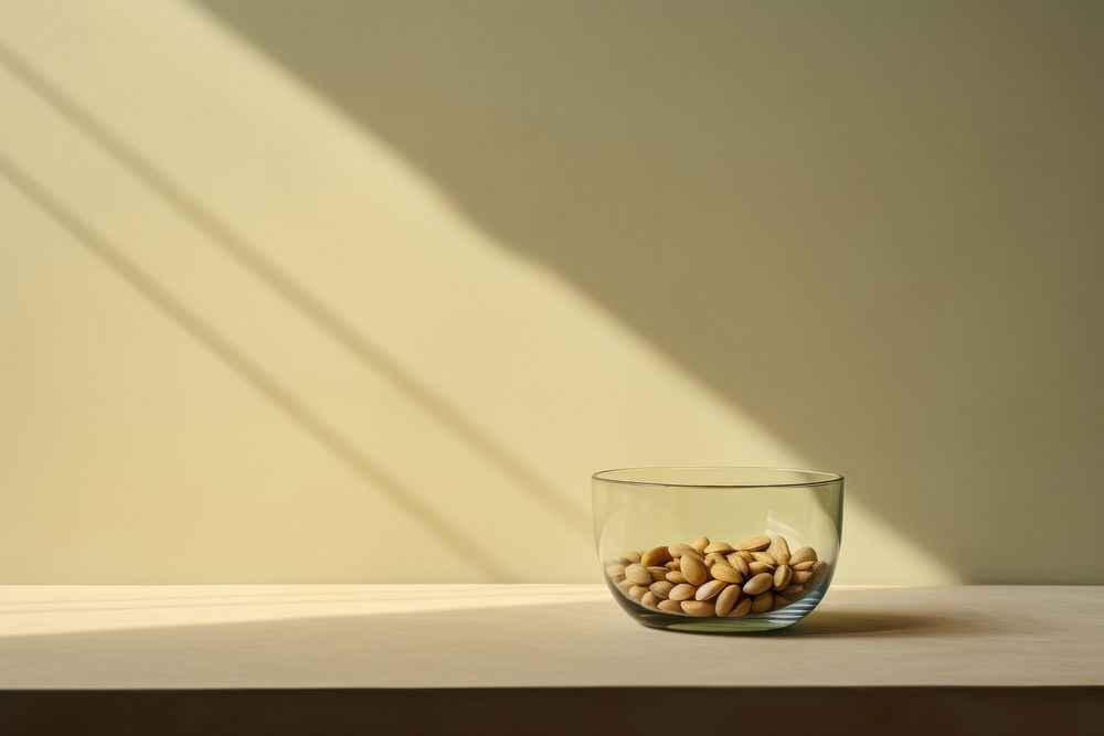 Glass bowl window wall nut. AI generated Image by rawpixel.