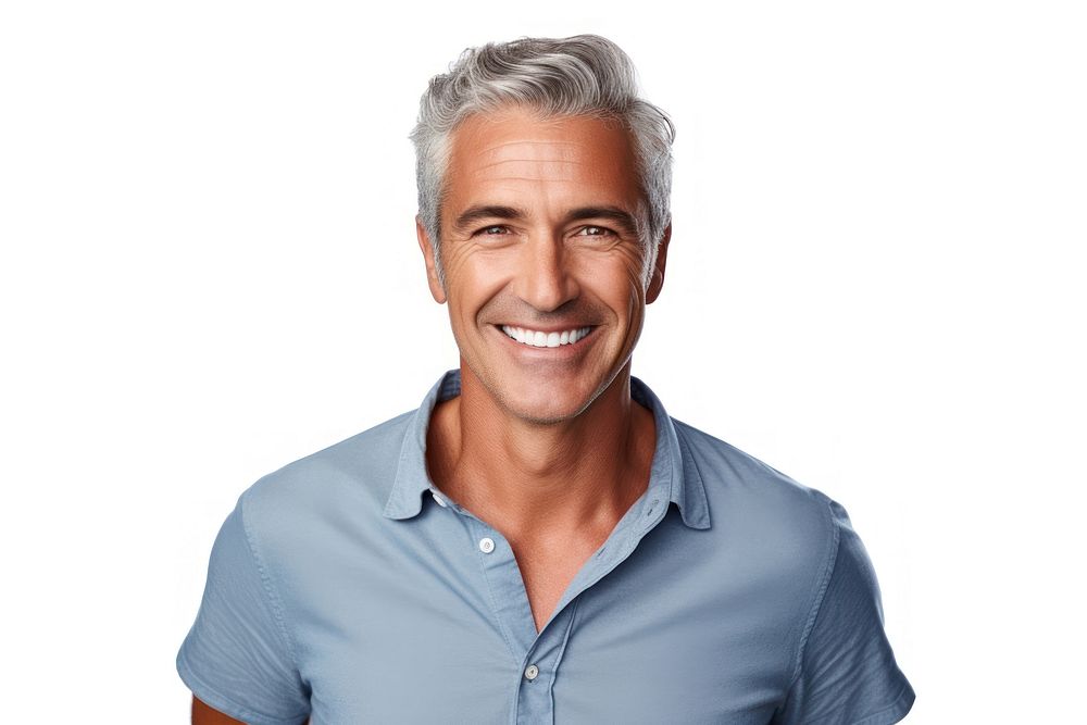 Man smiling portrait laughing adult. AI generated Image by rawpixel.