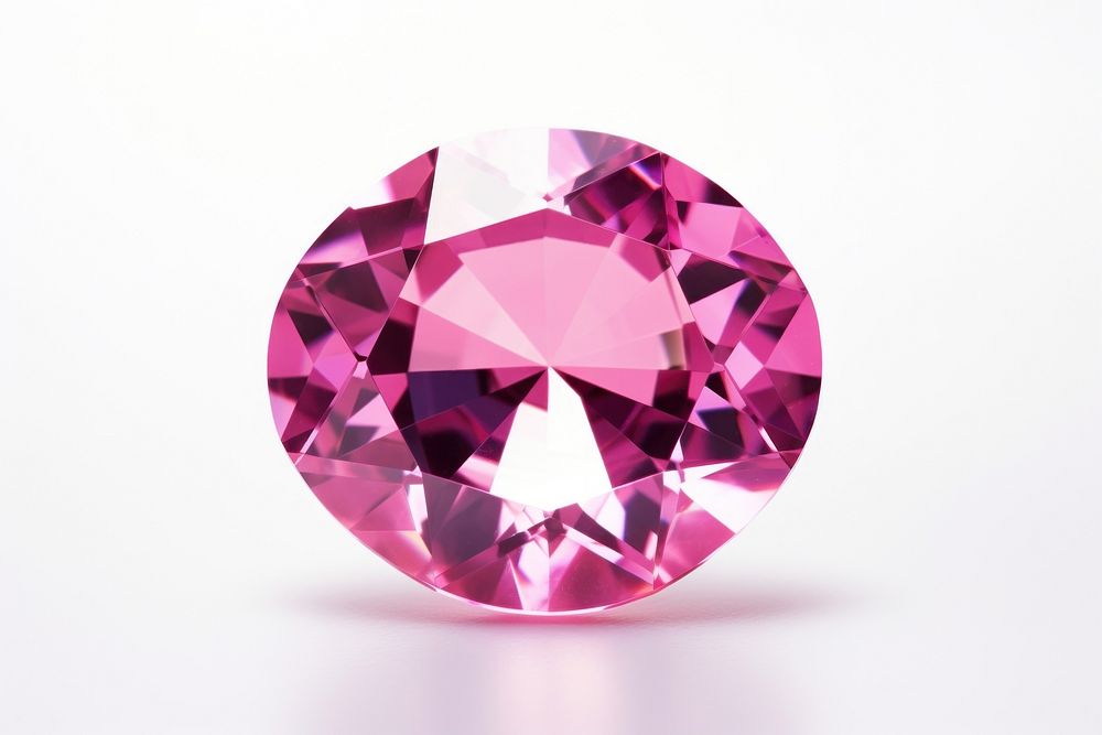 Pink gem amethyst gemstone jewelry. AI generated Image by rawpixel.