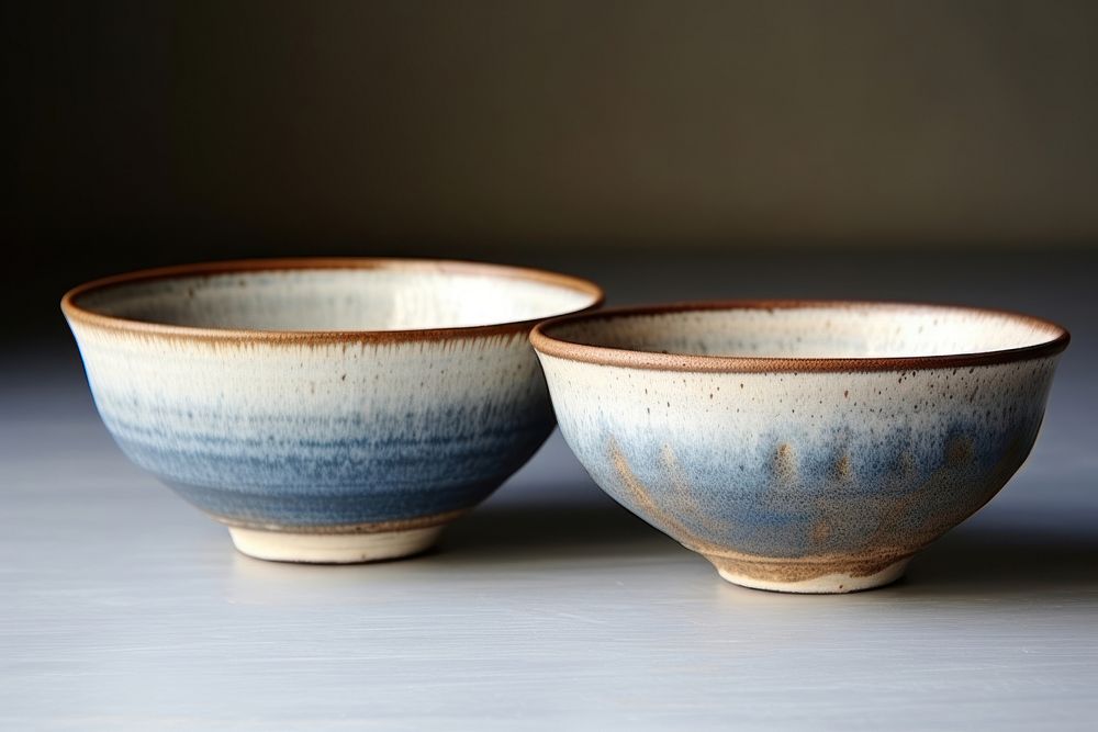 Ceramic bowls Japanese porcelain tableware.