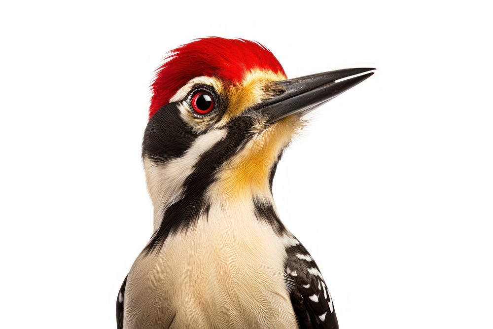 Woodpecker animal beak bird. AI generated Image by rawpixel.