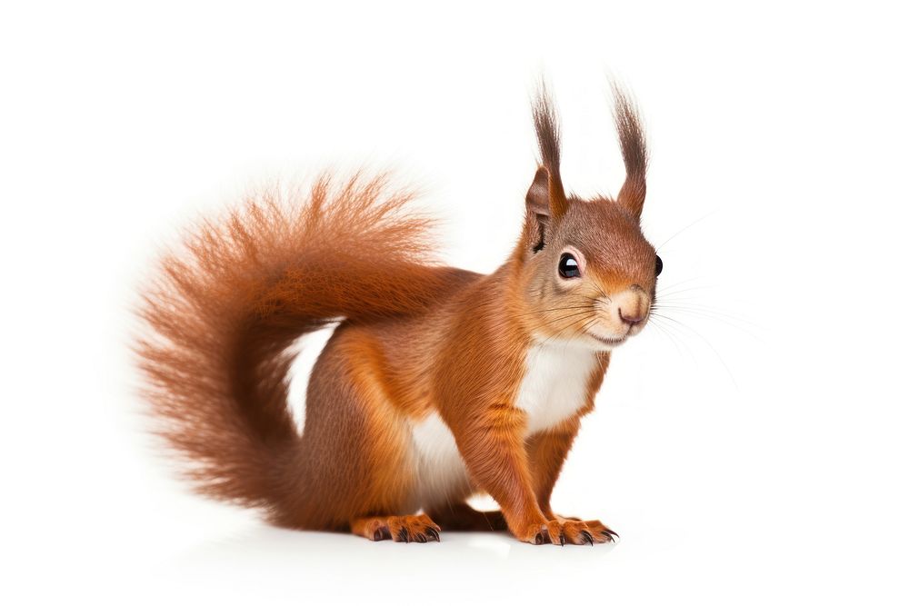 Red squirrel animal mammal rodent. AI generated Image by rawpixel.