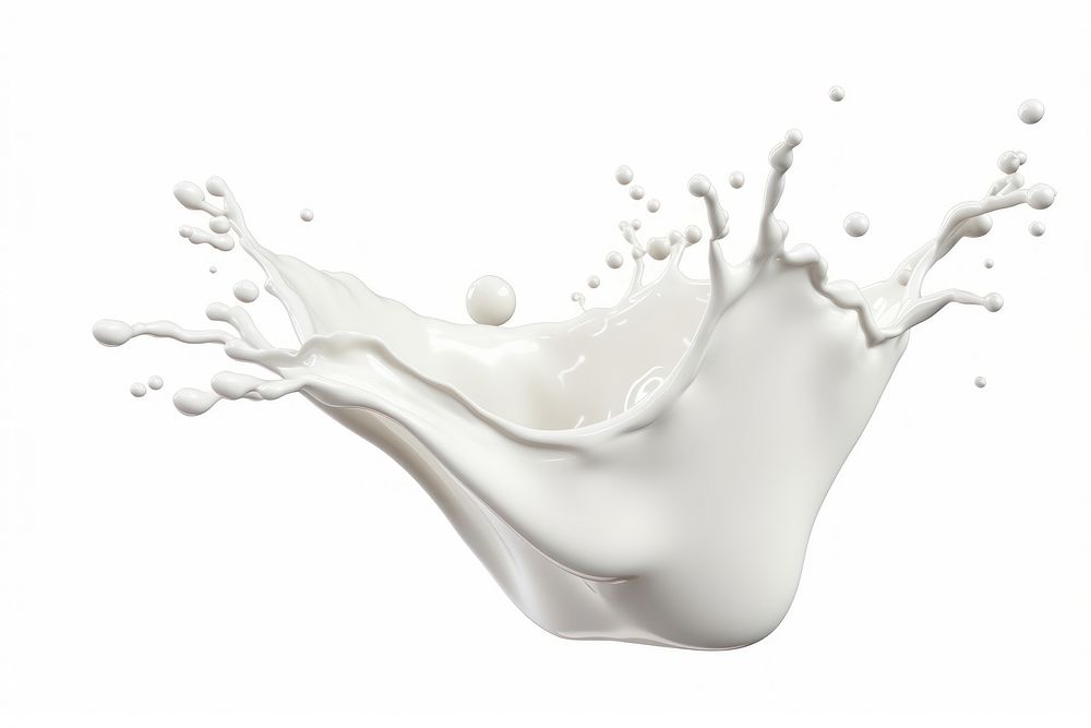 Splash milk white white background. AI generated Image by rawpixel.