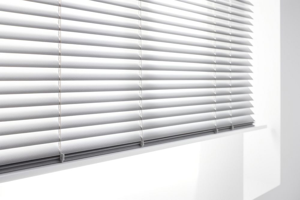 Contemporary grey blinds curtain window. AI generated Image by rawpixel.