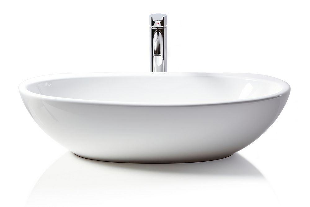 Contemporary sink bathtub white. AI generated Image by rawpixel.