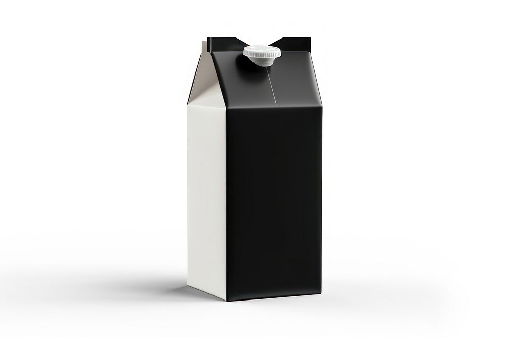 Milk carton bottle black. AI generated Image by rawpixel.