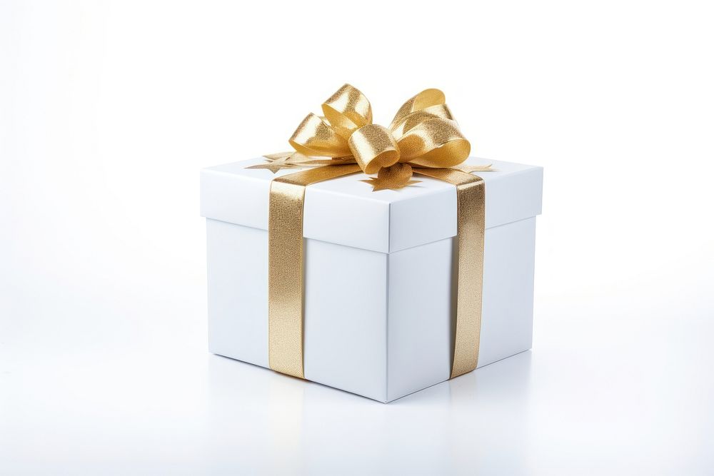 Gift box white. AI generated Image by rawpixel.
