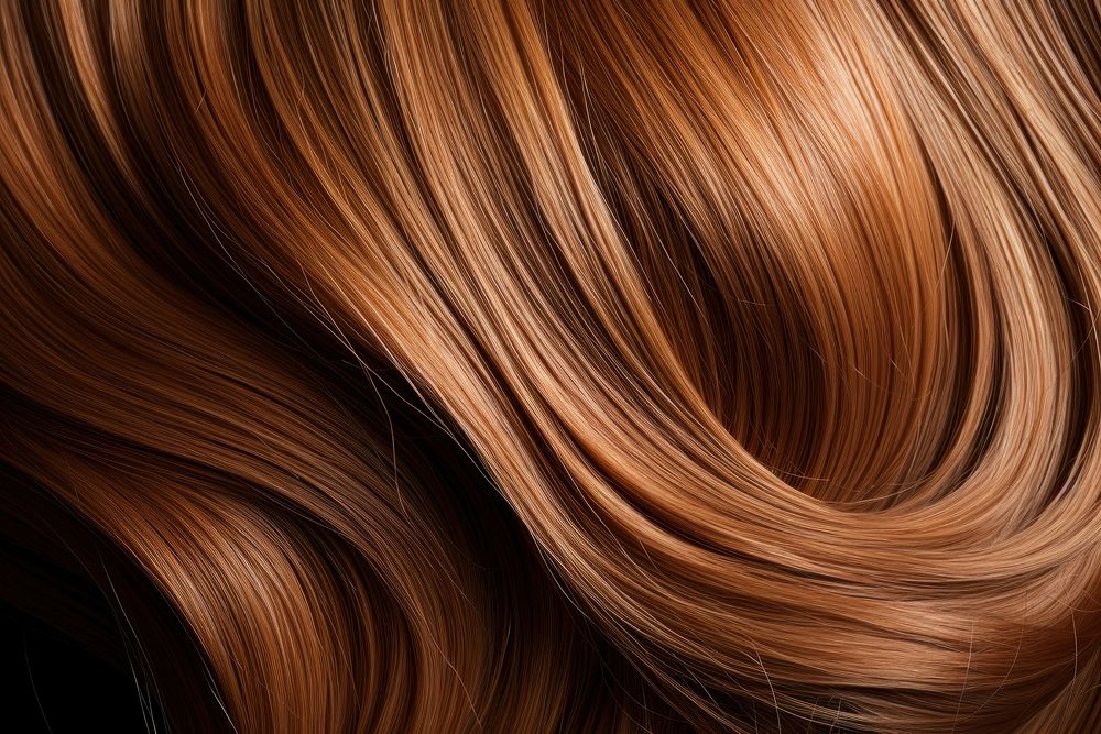 Keratin treated hair pattern brown backgrounds. AI generated Image by rawpixel.