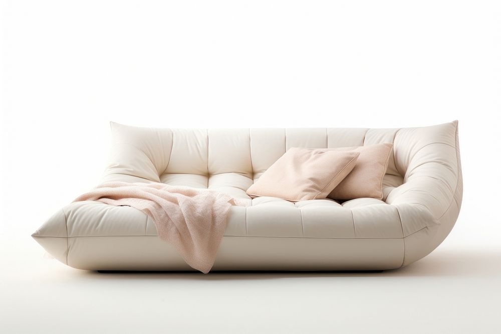A luxury bed furniture cushion pillow. AI generated Image by rawpixel.