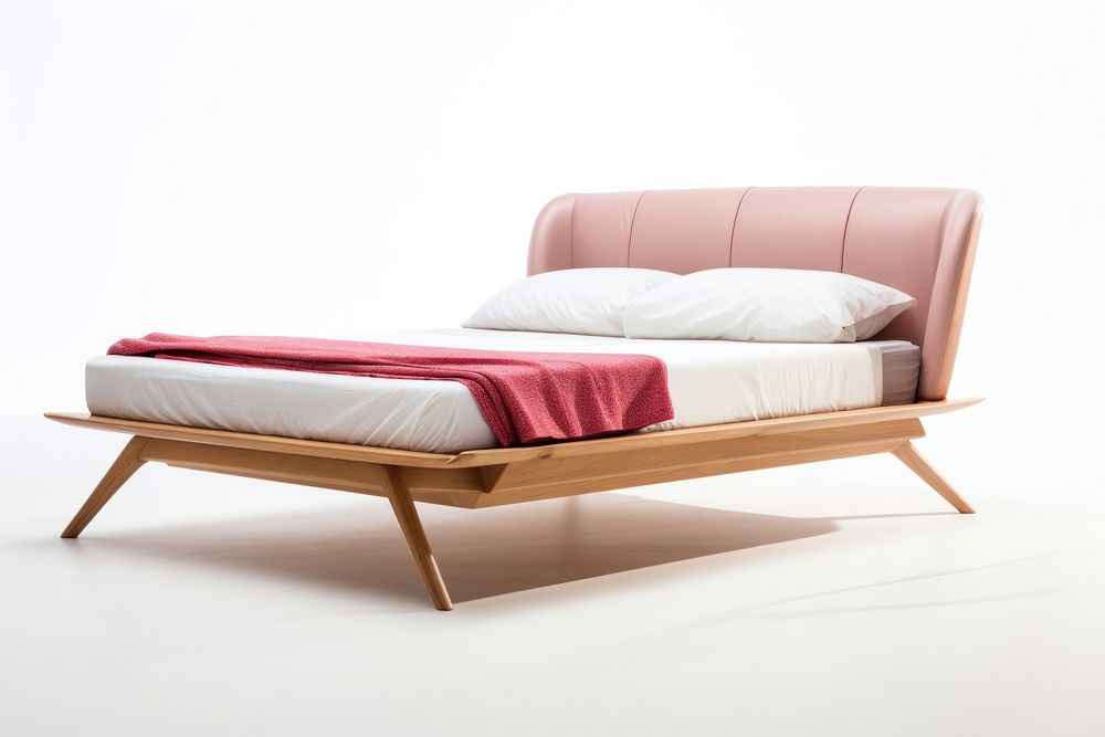 A modern bed furniture comfortable. AI generated Image by rawpixel.