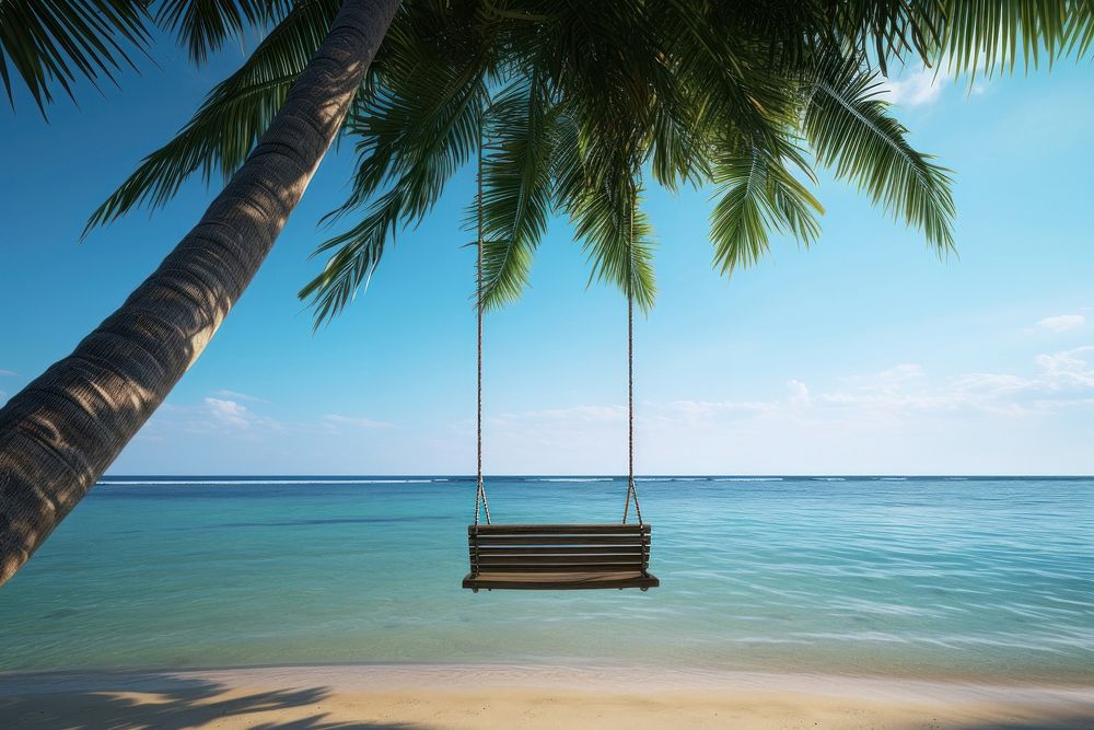 Ocean tree outdoors vacation. AI | Premium Photo - rawpixel