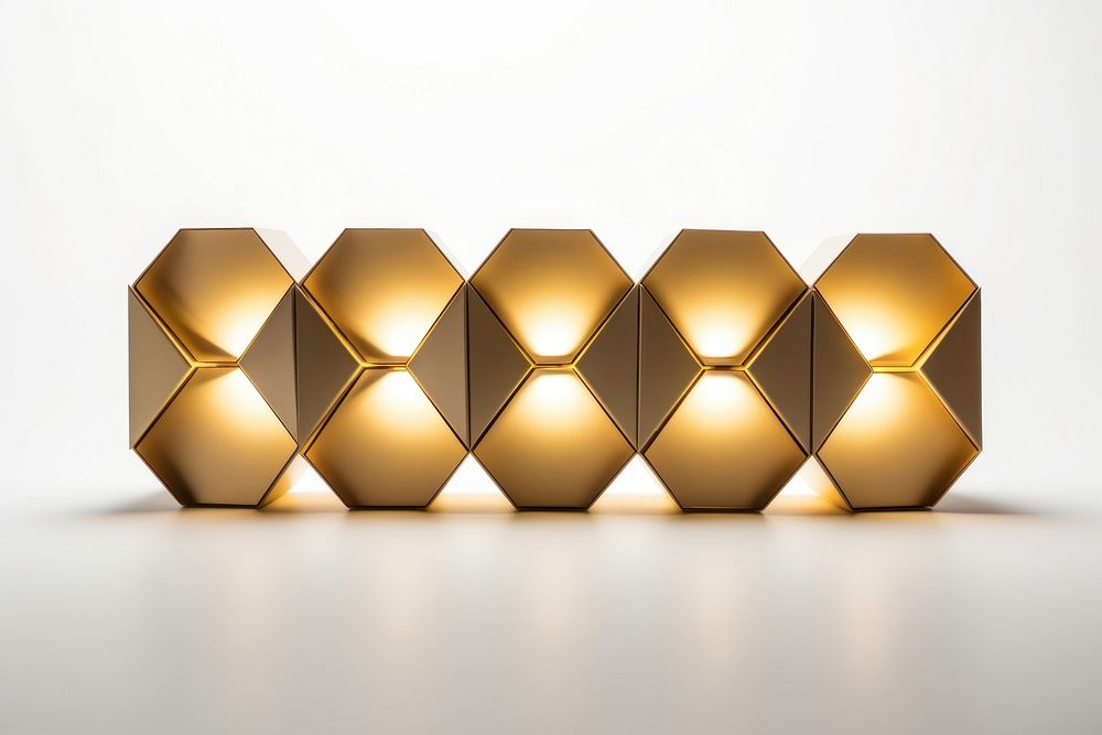 Lighting gold lamp. AI generated Image by rawpixel.