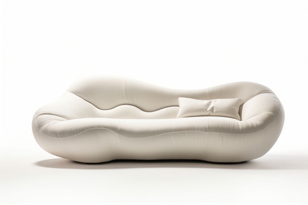 A sofa bean furniture cushion pillow. AI generated Image by rawpixel.