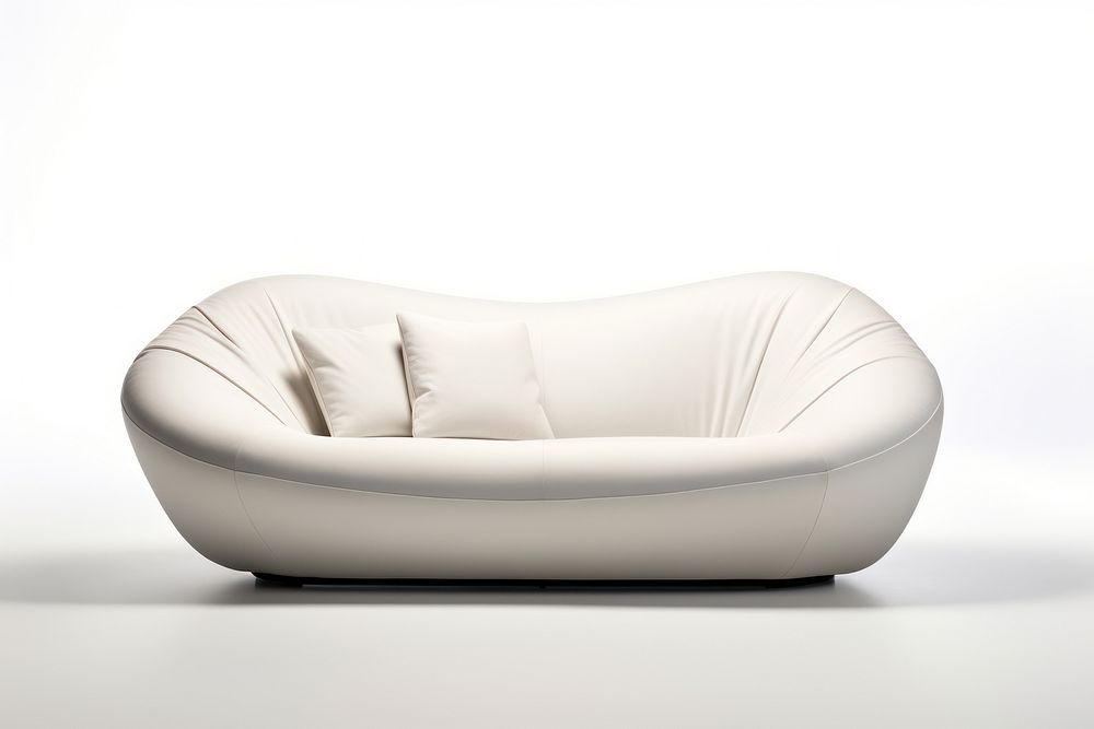 A sofa bean furniture cushion pillow. AI generated Image by rawpixel.