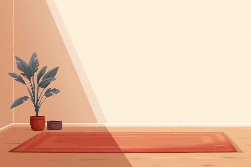 Floor plant vase room. AI generated Image by rawpixel.