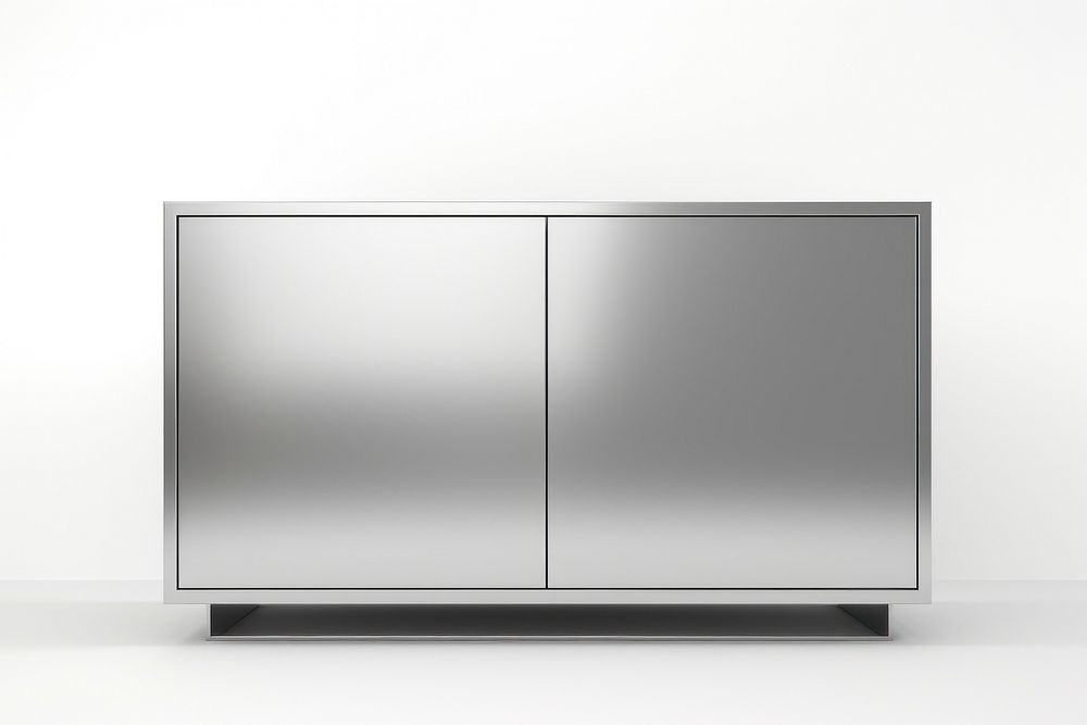 Modern metallic cabinet furniture sideboard. AI generated Image by rawpixel.