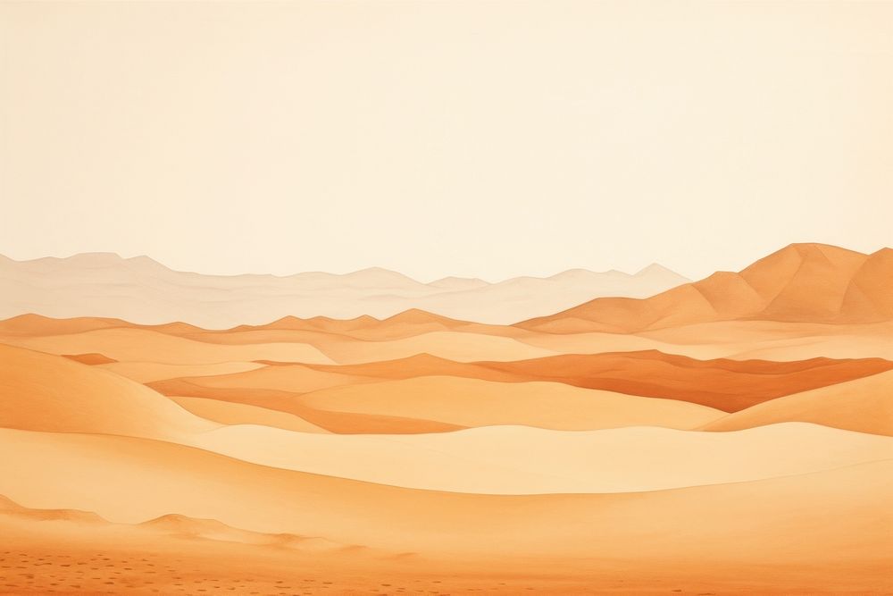 Desert backgrounds landscape nature. AI generated Image by rawpixel.