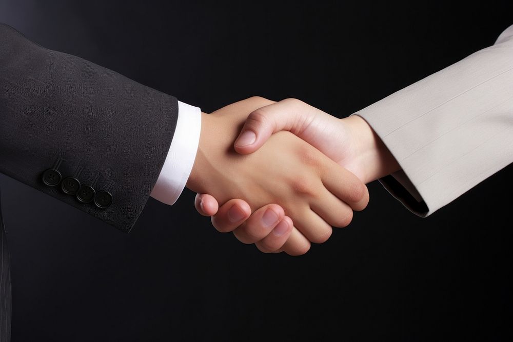 Business shake hand handshake agreement greeting. 