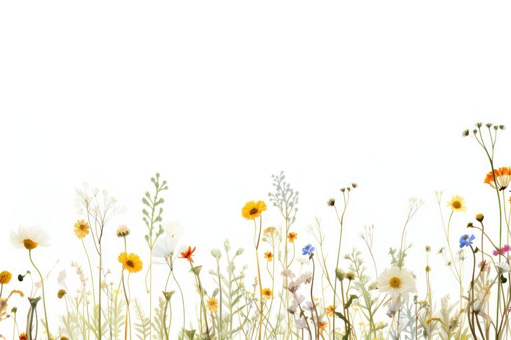 Meadow wildflower backgrounds grassland outdoors. AI generated Image by rawpixel.