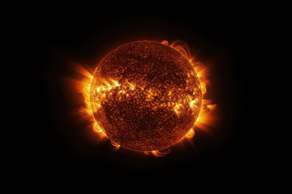 Sun astronomy universe light. AI generated Image by rawpixel.
