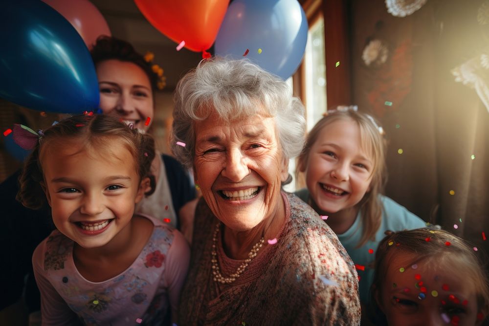 Laughing birthday portrait smiling. AI | Free Photo - rawpixel