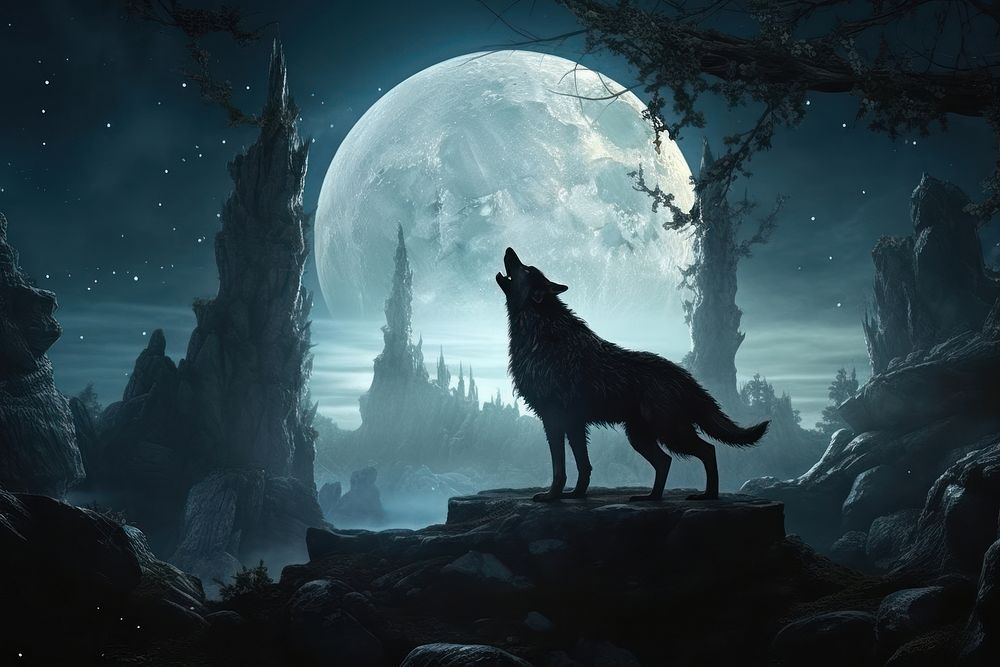 Wolf Howling Images  Free Photos, PNG Stickers, Wallpapers & Backgrounds -  rawpixel