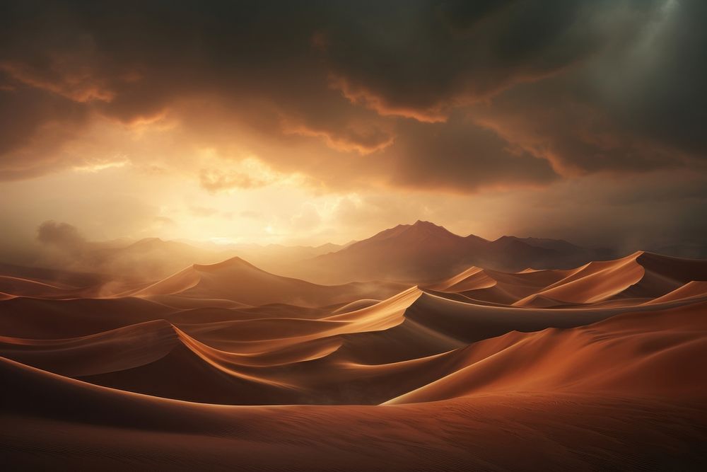 Desert landscape panoramic outdoors. | Premium Photo - rawpixel