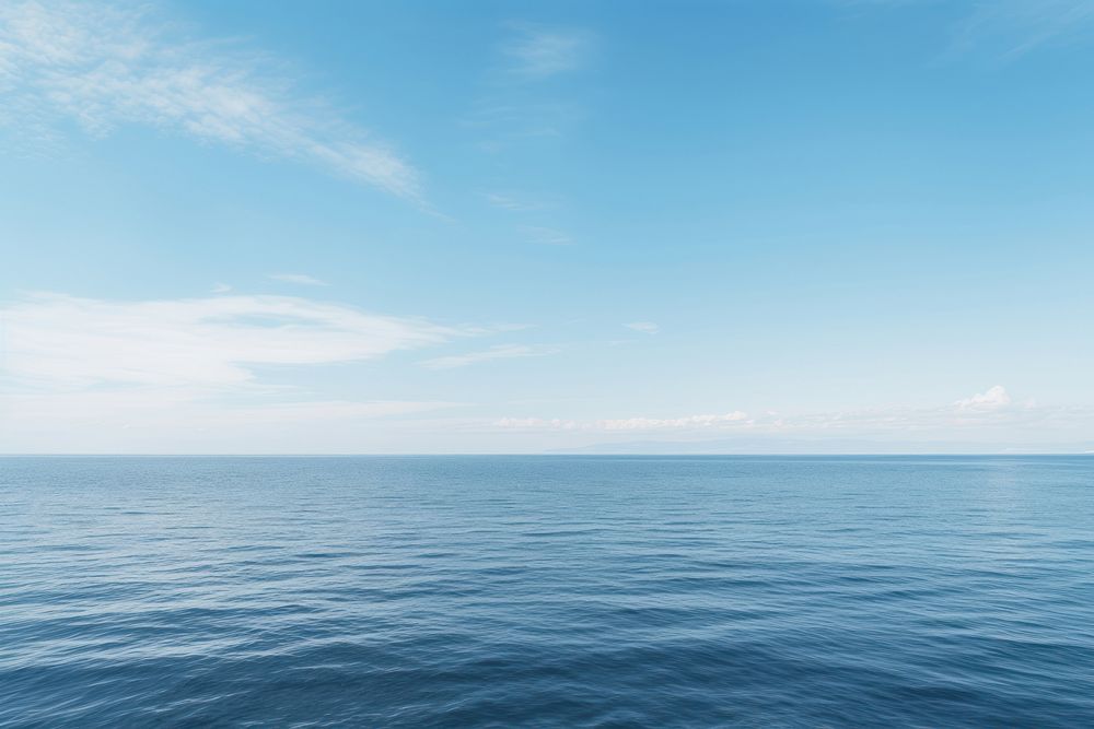 Seascape horizon sky outdoors. AI generated Image by rawpixel.