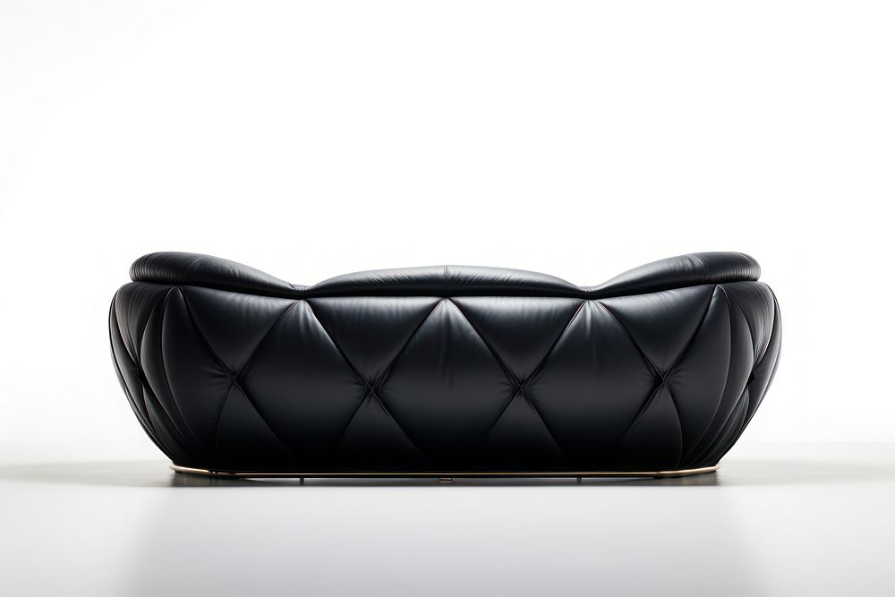 Furniture black sofa. AI generated Image by rawpixel.