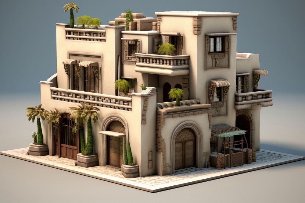 Casa building architecture house villa. AI generated Image by rawpixel.