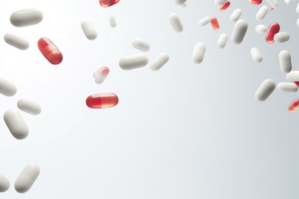 Medical capsules pill medication medicine. AI generated Image by rawpixel.