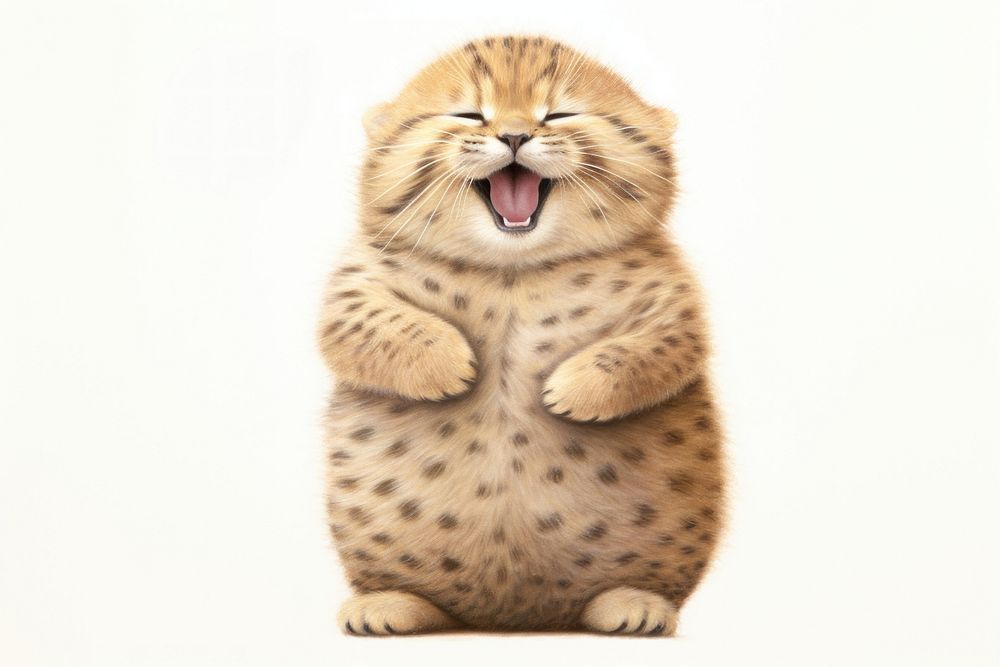 Cheetah mammal animal cute. AI generated Image by rawpixel.