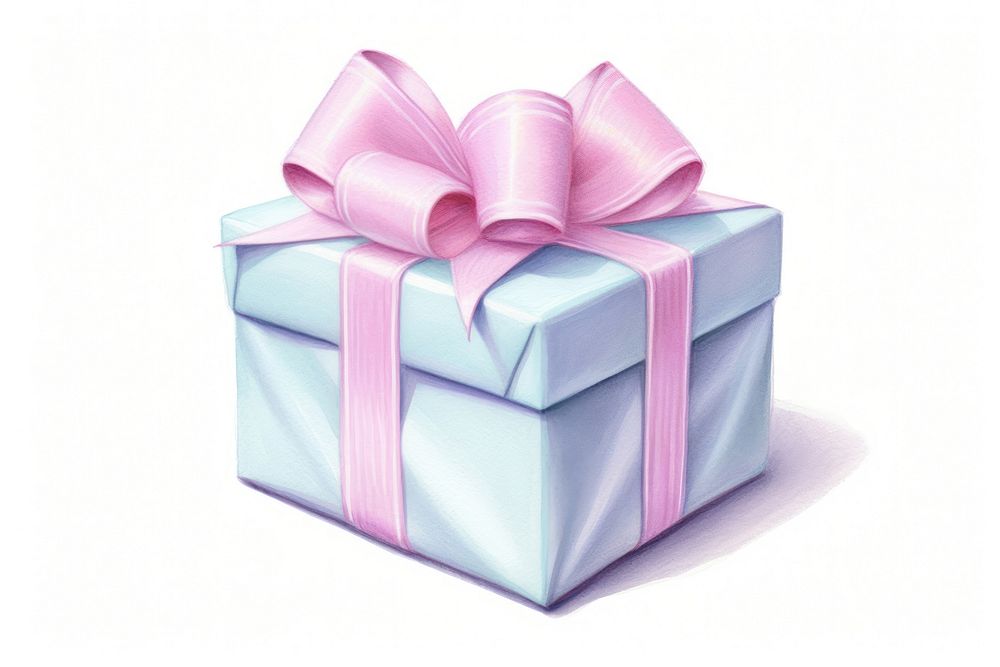 Gift box white background anniversary celebration. AI generated Image by rawpixel.