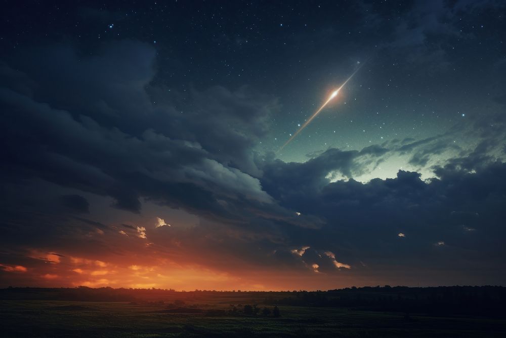 Cloud sky landscape astronomy. AI generated Image by rawpixel.