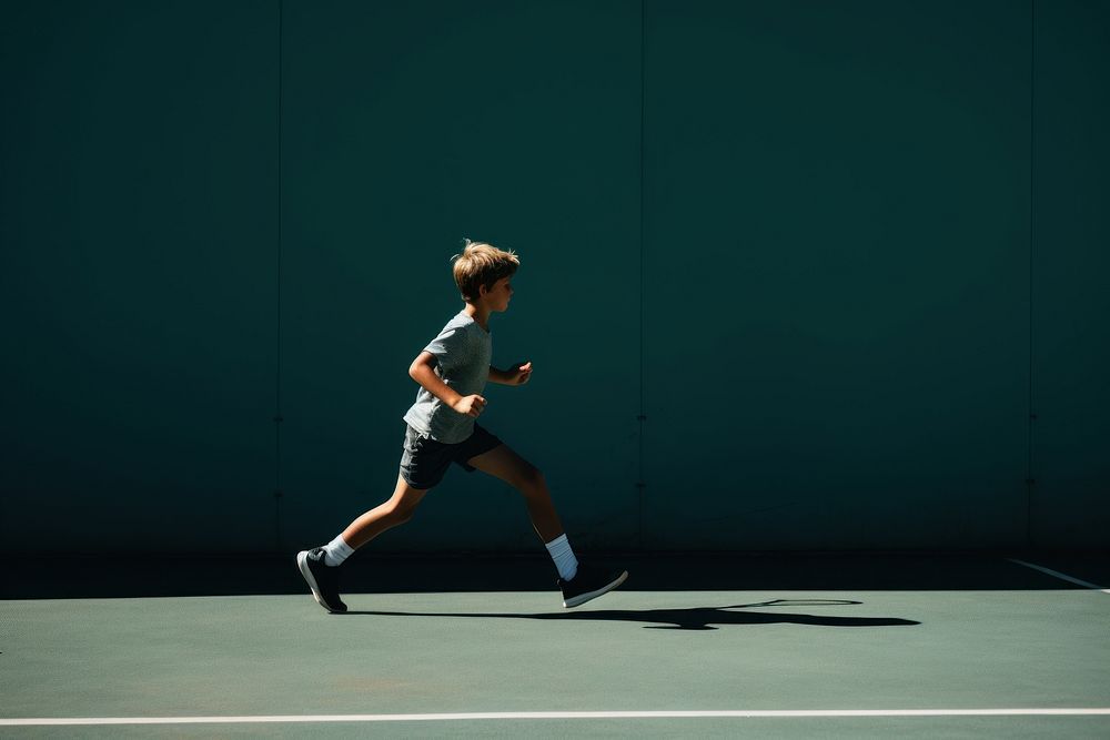 Tennis court footwear sports racket. AI generated Image by rawpixel.