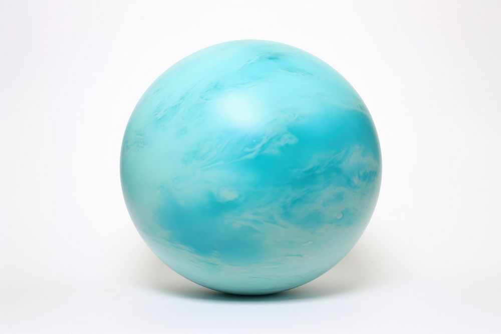 Neptune planet sphere space white background. AI generated Image by rawpixel.