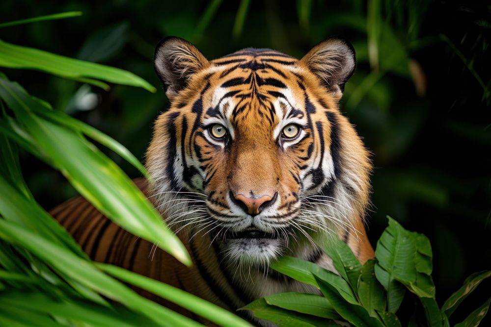 Tiger wildlife animal mammal. AI generated Image by rawpixel.