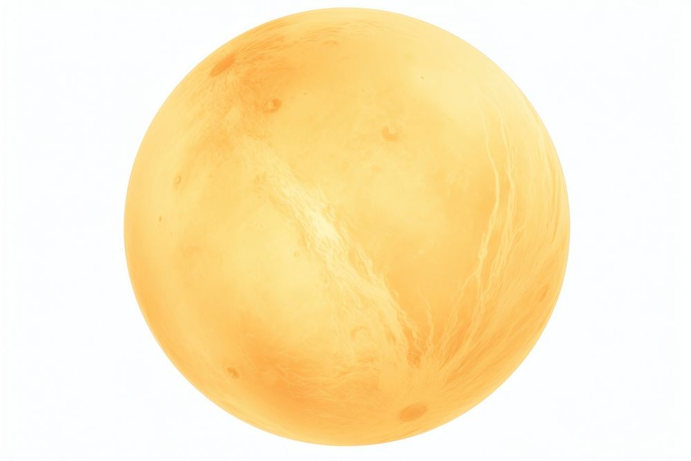 Venus planet space moon white background. AI generated Image by rawpixel.