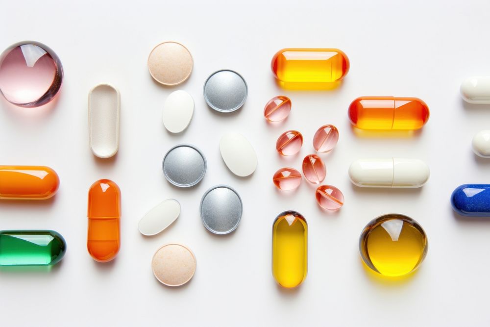 Capsule pill vitamin medical. AI generated Image by rawpixel.